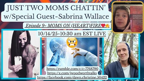JUST TWO MOMS CHATTIN' ~ Episode 9 with Sabrina Wallace!