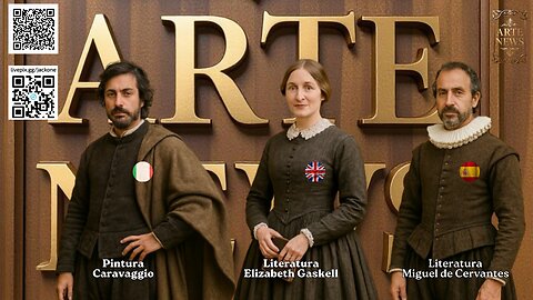 Arte News: Personalidades em Foco — Caravaggio, Elizabeth Gaskell e Miguel de Cervantes
