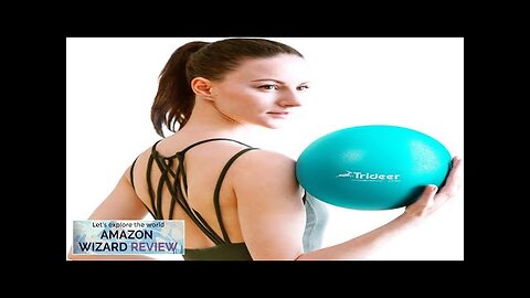 Trideer Pilates Ball 9 Inch Core Ball Small Exercise Ball with Exercise Review