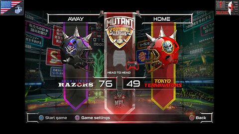 MFL Game Day 2025-2026: [Week #5] (Tokyo Terminators vs. Brawltimore Razors)