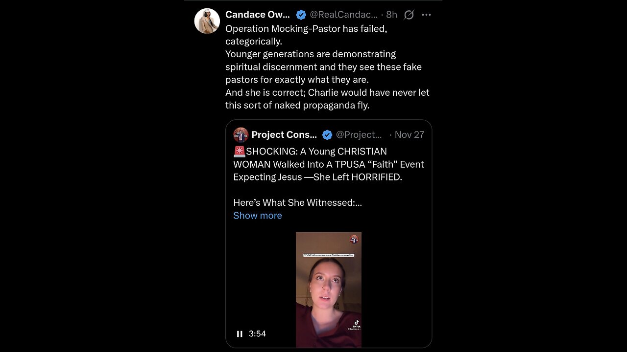 Candace ~ Operation Mocking-Pastor has failed,