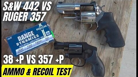Smith & Wesson Airweight 442 38 vs Ruger GP100 357 | FMJ, +P & Magnum Ammo Put to the ULTIMATE Test!