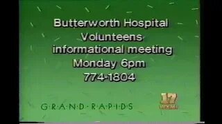 1988 - WXMI Grand Rapids Promo for 'Gentleman Bandit' & Community Announcements