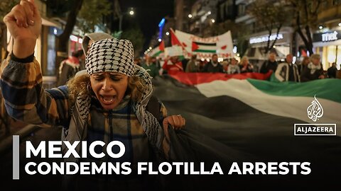 Sumud flotilla protests: Mexico condemns detention of activists on aid mission
