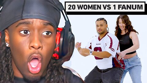 Kai Cenat Reacts to 20 Women vs 1 Fanum