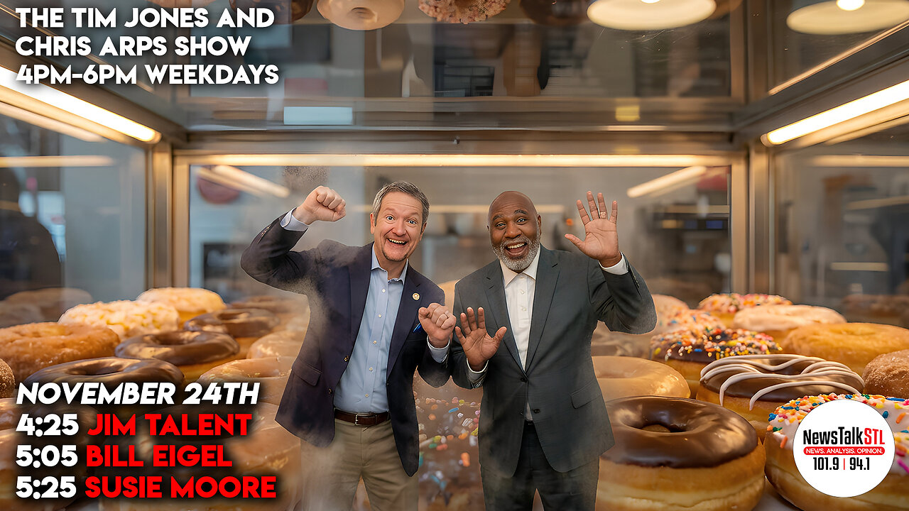 The Tim Jones and Chris Arps Show 11.24.2025 Jim Talent | Bill Eigel | Susie Moore