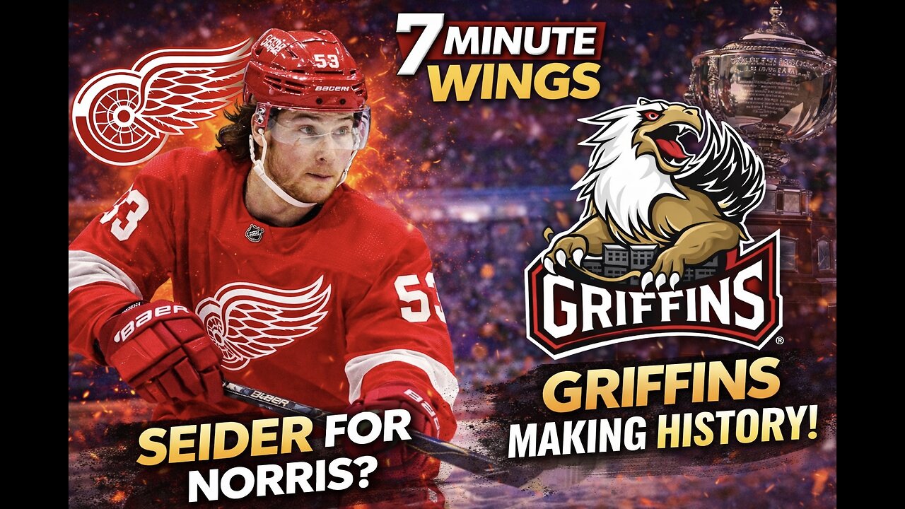 Seider’s Breakthrough | Wings Sweep Caps + Griffins Keep Making History | 7 Minute Wings