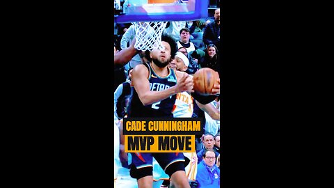 CADE CUNNINGHAM MVP MOVE 😱👑🔥
