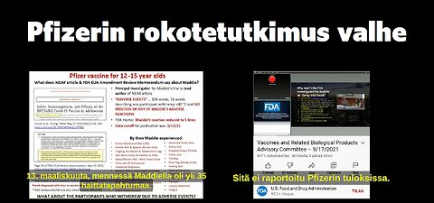 Pfizerin rokotetutkimus valhe