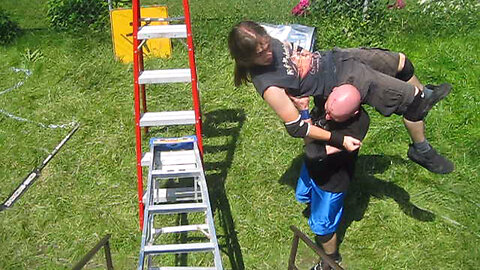 Swede Savard (c) VS JD {Grudge Match} CHW Backyard Wrestling