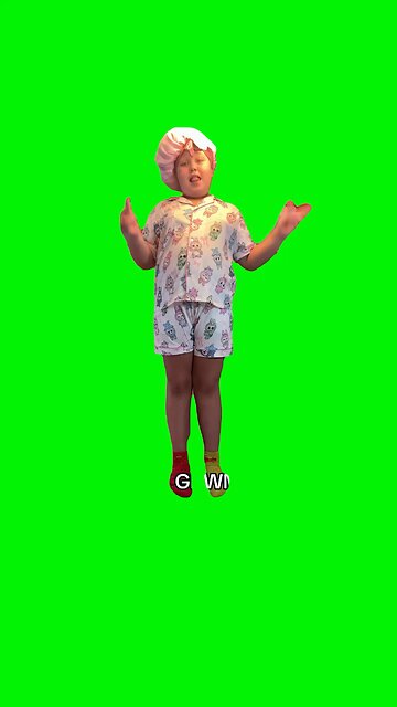 Coco Chanel Kid | Green Screen #cocochanel #funny #trend #fail #fyp