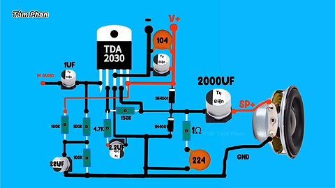 Compact 14W TDA2030 Class‑AB Audio Amplifier #TDA2030Amplifier #AudioPowerDIY #MiniAmpProject