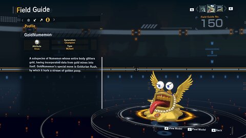 goldnumemon all digivolution/de-digivolution/profile Digimon Story Time Stranger