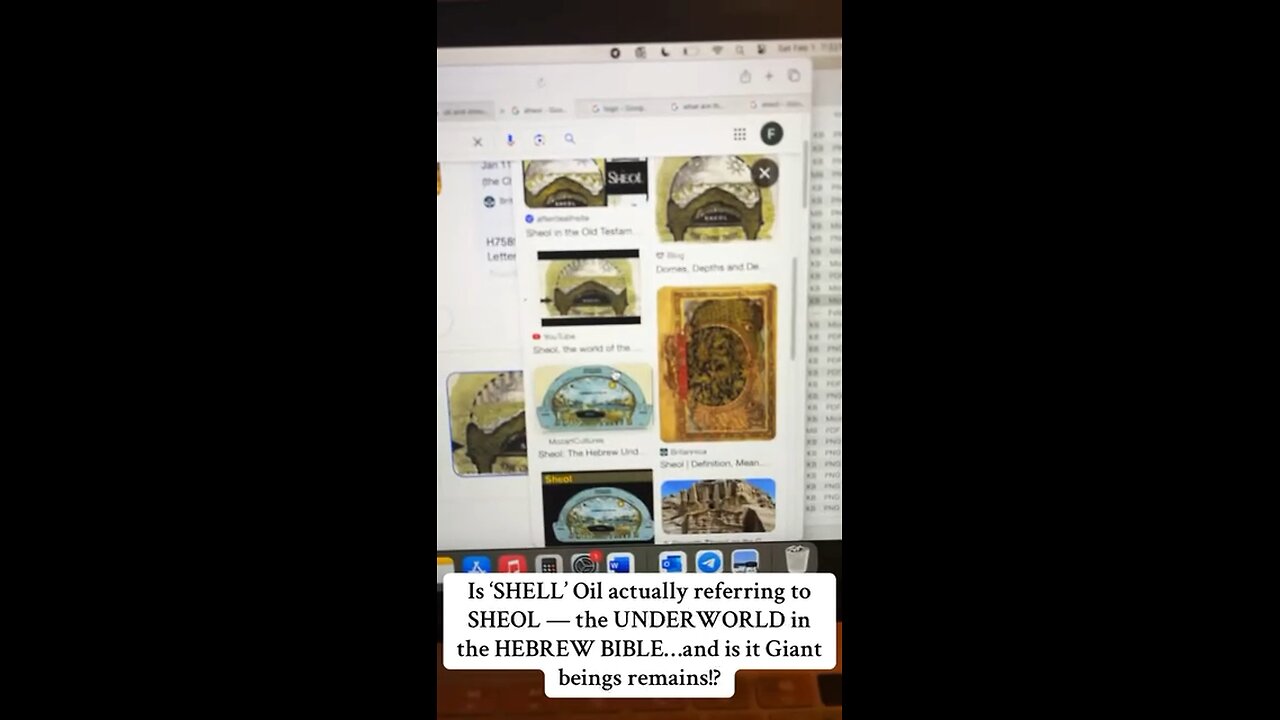 SHELL OIL or SHEOL, the underworld abyss