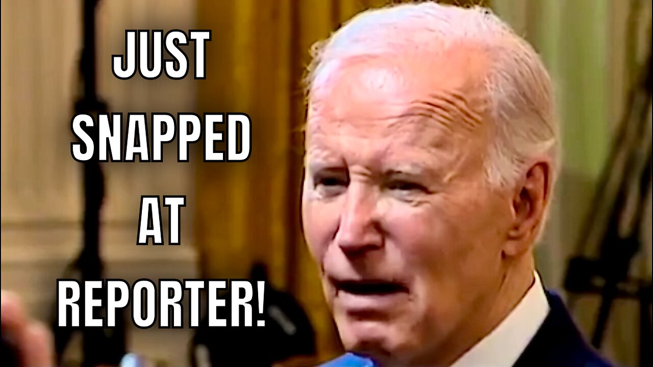 Joe Biden JUST GOT UPSET and SNAPPED at a Reporter for asking about his AGE! 😮