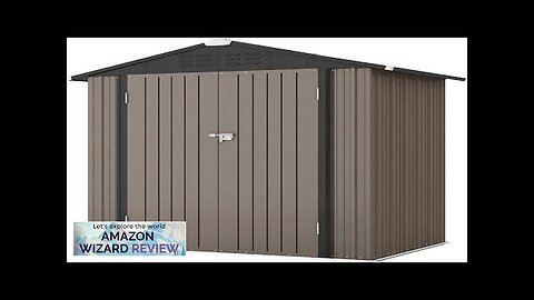 Patiowell 6x4 FT Outdoor Storage Shed Garden Tool Storage Shed with Sloping Review