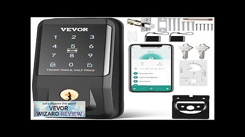 VEVOR Smart Lock Keyless Entry Door Lock with Bluetooth App Control IC Review