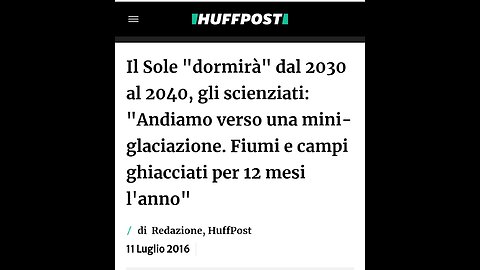 INCOMBE UNA MINI ERA GLACIALE: MENTRE IL MEAINSTREM CREA ALLARMISMO SUL RISCALDAMENTO IN REALTÀ LA CORRENTE DEL GOLFO POTREBBE CROLLARE GIÀ NEL 2025 (le fonti in descrizione)