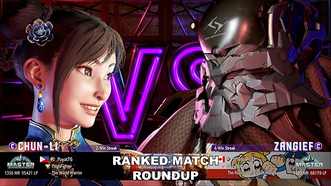 Kuya Kalbo SF6 Ranked Roundup. Chun Li Master Rank [Hori Fight Stick]