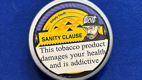 Simply Snuff Sanity Clause Nasal Snuff Review