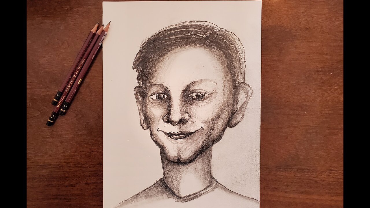 Drawing A Caricature- Tobey Maguire ◇ ArtOfDan.