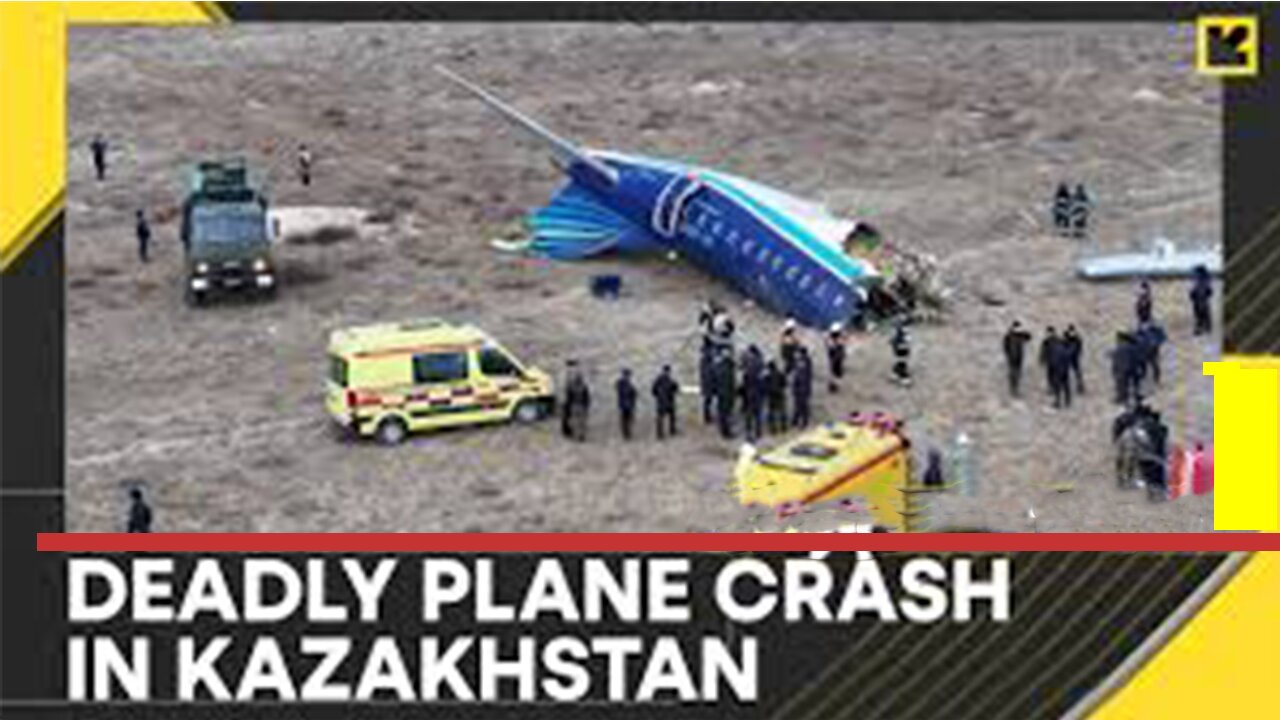 Azerbaijan Airlines plane crashes in Kazakhstan, killing 38