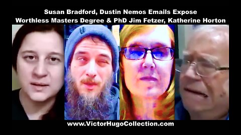 Susan Bradford Dustin Nemos Emails Expose Worthless Masters Degree PhD Jim Fetzer Katherine Horton