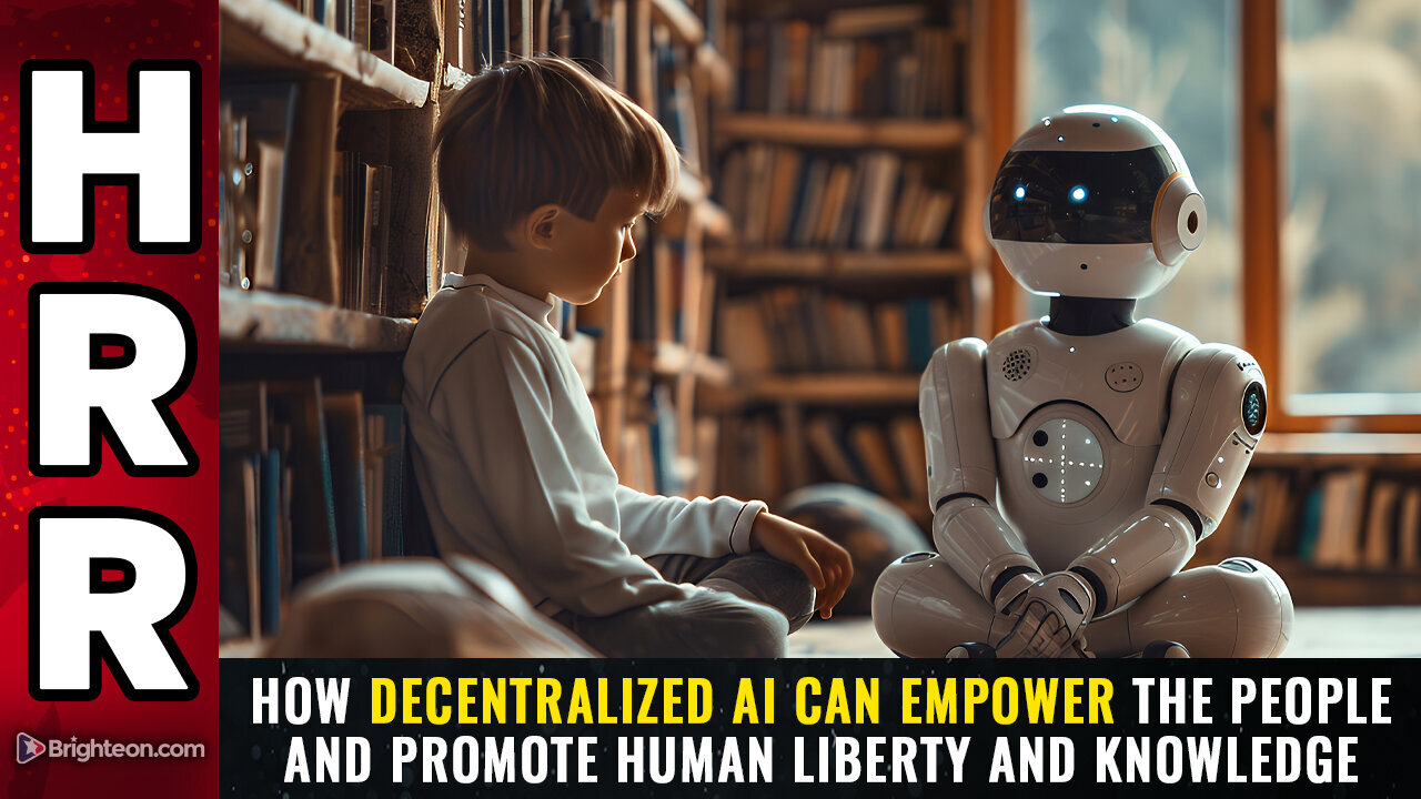 How decentralized AI can EMPOWER the people and promote human LIBERTY...