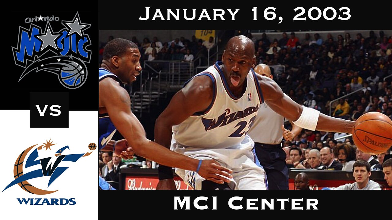 Full Game: The Master's Fourth Quarter Lesson | Michael Jordan vs Tracy McGrady (January 16, 2003)