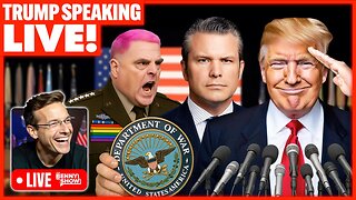 Trump Speaking to ALL U.S. Military Generals LIVE Right Now | Going To War or Woke PURGE? Get Ready…