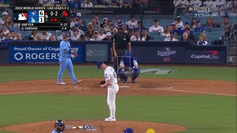 Le 4 ieme Match de la série Mondiale Blue Jays de Toronto vs Dodgers de Los Angeles