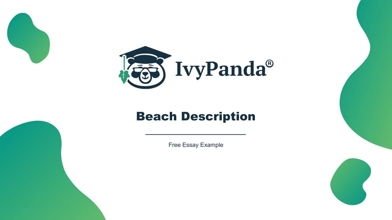 Beach Description | Free Essay Example