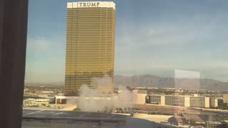 Explosion at Trump Tower in Las Vegas