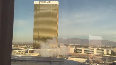 Explosion at Trump Tower in Las Vegas