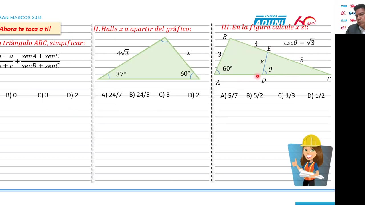 ANUAL ADUNI 2021 | Semana 28 | Trigonometría S1