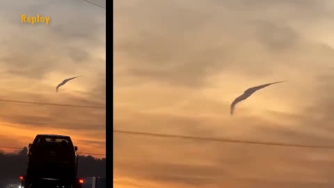 Un phénomène étrange dans le ciel a semé la panique.