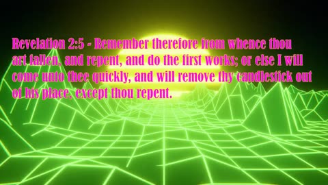 Vaporwave Scripture Revelation 2:5