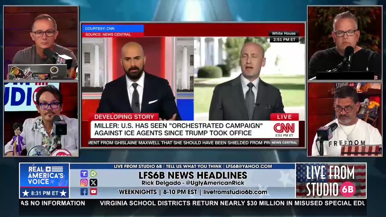 CNN HOST STEAMROLLED BY STEPHEN MILLER