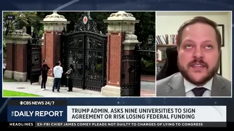 Trump asks 9 universities to sign agreement or risk losing federal funds