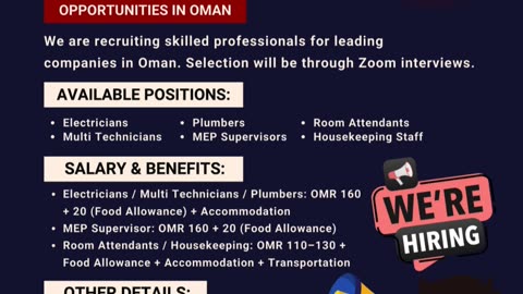 Overseas Recruitment in Oman – Secure Your Skilled Career with Divine Associates Ltd