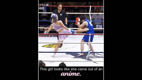 This girl looks like she came out of an anime.