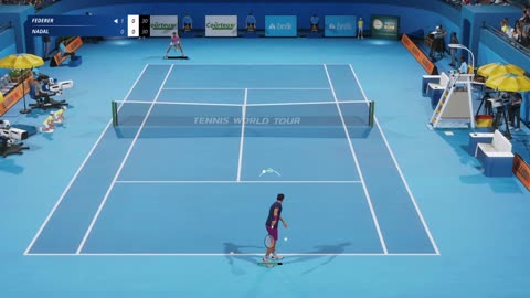 TopSpin 2K25 Federer vs Alcaraz Legend Difficulty Rome Clay 4K 60fps