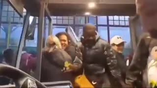 White Woman Can't Get Off Bus Because Diversity