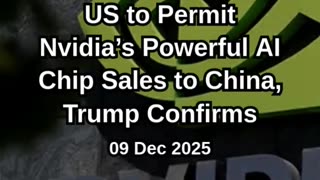 AI Chip Exports to China: Trump Confirms Strategic