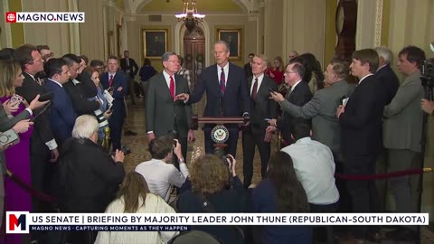 🇺🇸 Leader John Thune and Senate Republicans Press Briefing after Policy Luncheon [LIVE]