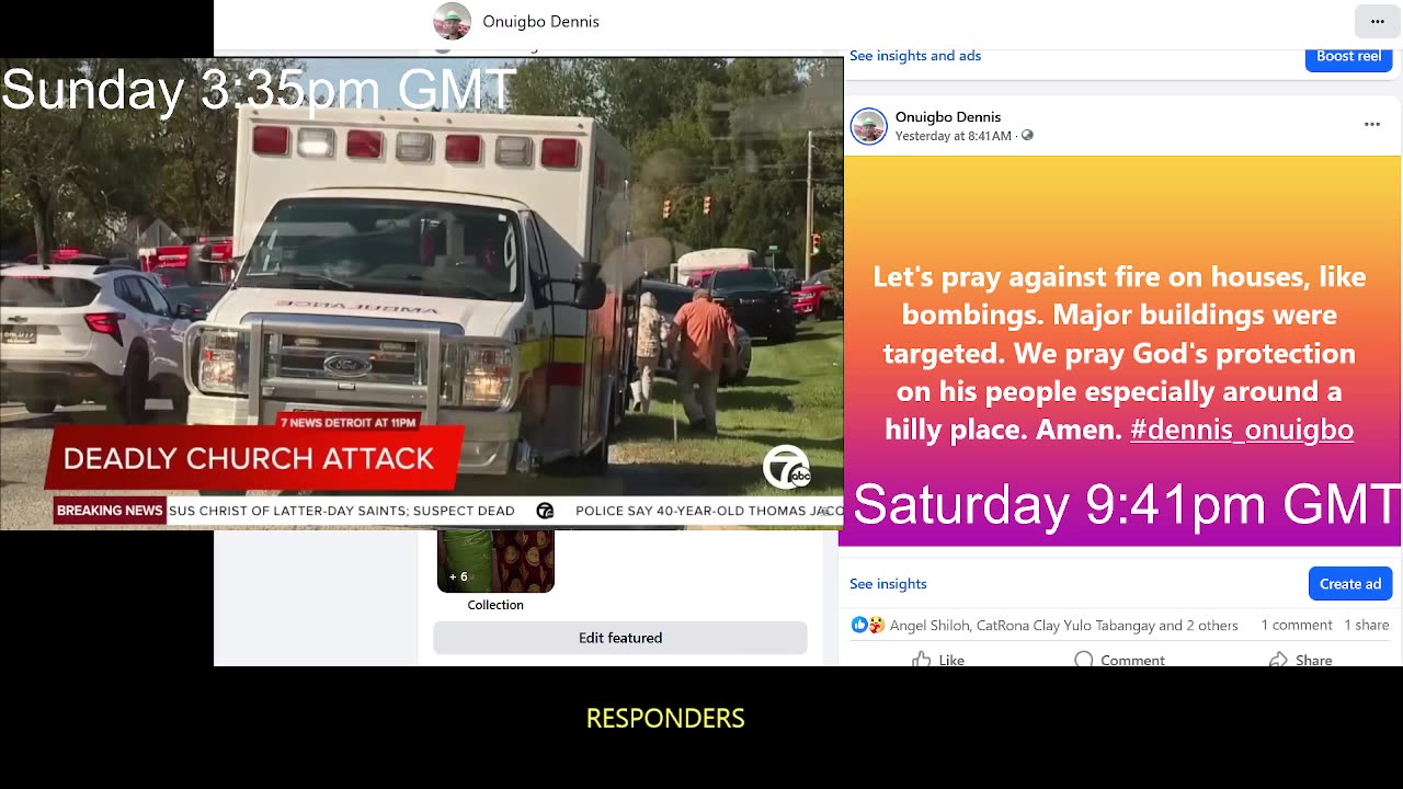 LDS church fire Michigan