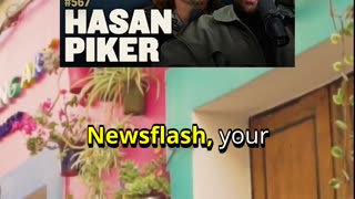 Eleanor reacts to Hasan Piker's appearance on Theo Von's pod 🎙️ #reels #comedy #politics