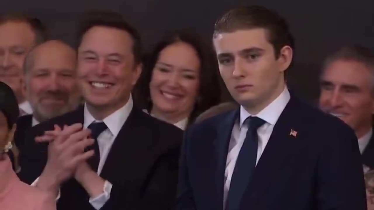 Elon Musk reacting to Donald Trumps speech!