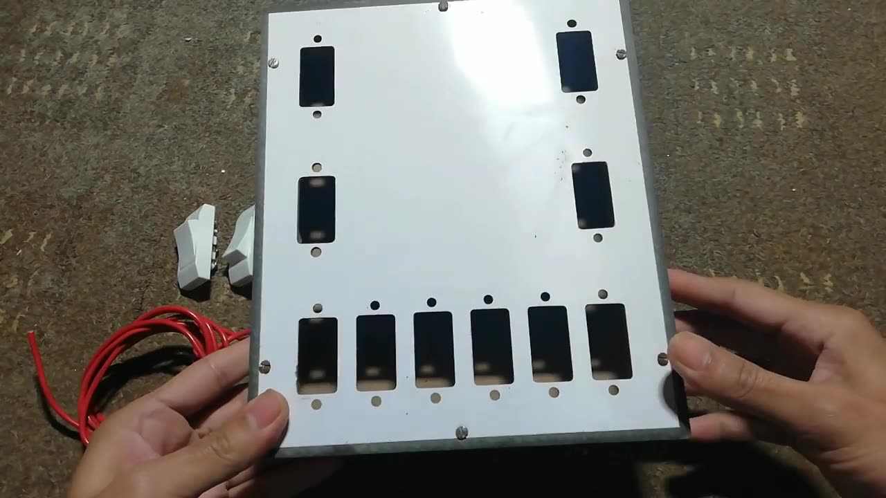 How to Make Electric Board (Urdu Hindi) 3 socket / 5 switch / 1 Holder / 1 Dimmer