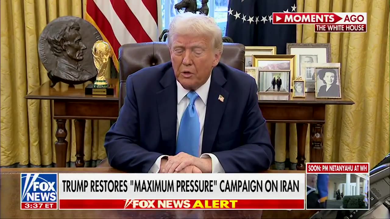REPORTER: What's your reaction to China's retaliatory tariffs? PRESIDENT TRUMP: "That's fine"